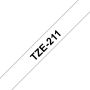 Brother TZe211 labelprinter-tape Zwart op wit TZe (TZE211) thumbnail