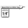 Brother TZe211 labelprinter-tape Zwart op wit TZe (TZE211) thumbnail
