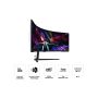 Samsung Odyssey S57CG952NU LED display 144,8 cm (57") 7680 x 2160 Pixels Zwart, Wit (LS57CG952NUXEN) thumbnail