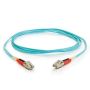 C2G 2 m LC-LC 10Gb 50/125 OM3 Duplex Multimode PVC glasvezelkabel (LSZH) - Aqua (85550) thumbnail