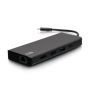 C2G USB-C® 9-in-1 Dual Display Docking Station met HDMI®, Ethernet, USB, 3,5 mm audio- en stroomtoevoer tot 60W - 4K 30Hz (TAA-conform) (C2G54488) thumbnail