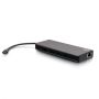 C2G USB-C® 9-in-1 Dual Display Docking Station met HDMI®, Ethernet, USB, 3,5 mm audio- en stroomtoevoer tot 60W - 4K 30Hz (TAA-conform) (C2G54488) thumbnail