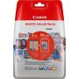 Canon 0332C005 inktcartridge Origineel Normaal rendement Zwart, Cyaan, Magenta, Geel (0332C005) thumbnail