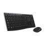 Logitech MK270 toetsenbord Inclusief muis RF Draadloos Duits Zwart (920-010028) thumbnail