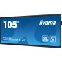 iiyama PROLITE Digitaal A-kaart 2,67 m (105") LED Wifi 450 cd/m² 5K Ultra HD Zwart Touchscreen Type processor Android 24/7 (TE10518UWI-B1AG) thumbnail