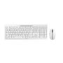 CHERRY Stream Desktop Recharge toetsenbord Inclusief muis Universeel RF Draadloos QWERTY Engels Grijs (JD-8560EU-0) thumbnail