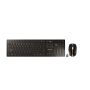 CHERRY DW 9100 SLIM toetsenbord Inclusief muis Universeel RF-draadloos + Bluetooth QWERTY Amerikaans Engels Zwart (JD-9100EU-2) thumbnail