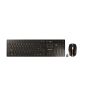 CHERRY DW 9100 SLIM toetsenbord Inclusief muis RF-draadloos + Bluetooth QWERTY Engels Zwart (JD-9100GB-2) thumbnail
