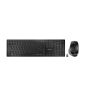 CHERRY DW 9500 SLIM toetsenbord Inclusief muis RF-draadloos + Bluetooth QWERTY Engels Zwart, Grijs (JD-9500GB-2) thumbnail