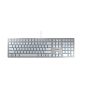 CHERRY KC 6000 Slim toetsenbord Universeel USB Amerikaans Engels Zilver, Wit (JK-1600EU-1) thumbnail