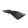 CHERRY KC 4500 ERGO toetsenbord USB QWERTY Amerikaans Engels Zwart (JK-4500EU-2) thumbnail