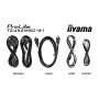 iiyama ProLite computer monitor 60,5 cm (23.8") 1920 x 1080 Pixels Full HD LCD Touchscreen Multi-gebruiker Wit (T2452MSC-W1) thumbnail