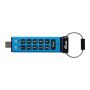 Kingston Technology IronKey Keypad 200 USB flash drive 8 GB USB Type-C 3.2 Gen 1 (3.1 Gen 1) Blauw (IKKP200C/8GB) thumbnail