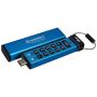 Kingston Technology IronKey Keypad 200 USB flash drive 8 GB USB Type-C 3.2 Gen 1 (3.1 Gen 1) Blauw (IKKP200C/8GB) thumbnail