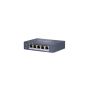 Hikvision DS-3E0505HP-E netwerk-switch Unmanaged Gigabit Ethernet (10/100/1000) Power over Ethernet (PoE) Blauw (301801511) thumbnail