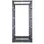 Intellinet 19" open frame rack, 26U, 4-post, bouwpakket, max. 360 kg draagvermogen, zwart (714242) thumbnail