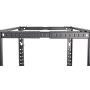 Intellinet 19" open frame rack, 26U, 4-post, bouwpakket, max. 360 kg draagvermogen, zwart (714242) thumbnail