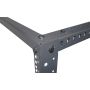 Intellinet 19" open frame rack, 26U, 4-post, bouwpakket, max. 360 kg draagvermogen, zwart (714242) thumbnail
