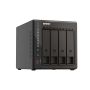 QNAP QVP-41C data-opslag-server NAS Tower Intel® Celeron® J6412 8 GB DDR4 0 TB Zwart (QVP-41C) thumbnail