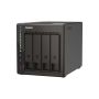 QNAP QVP-41C data-opslag-server NAS Tower Intel® Celeron® J6412 8 GB DDR4 0 TB Zwart (QVP-41C) thumbnail
