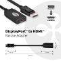CLUB3D DisplayPort™ to HDMI™ Passive Adapter (CAC-1001) thumbnail