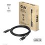 CLUB3D DisplayPort 1.4 to HDMI 4K120Hz or 8K60Hz HDR10 Cable M/M 3m/9.84ft (CAC-1087) thumbnail