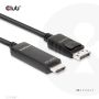 CLUB3D DisplayPort 1.4 to HDMI 4K120Hz or 8K60Hz HDR10 Cable M/M 3m/9.84ft (CAC-1087) thumbnail