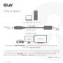 CLUB3D DisplayPort1.4 to HDMI 4K120Hz/8K60Hz HDR Active adapter M/F (CAC-1088) thumbnail