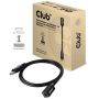 CLUB3D Mini DisplayPort 1.4 to DisplayPort Extension Cable 8K60Hz DSC 1.2 HBR3 HDR Bidirectional F/M 1m (CAC-1120) thumbnail