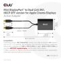 CLUB3D Mini DisplayPort to Dual Link DVI, HDCP OFF version for Apple Cinema Displays Active Adapter (CAC-1130-A) thumbnail