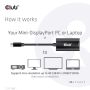 CLUB3D Mini DisplayPort 1.4 naar HDMI 4K120Hz met DSC1.2 actieve adapter M/F (CAC-1186) thumbnail