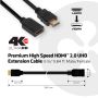 CLUB3D High Speed HDMI™ 2.0 4K60Hz VerlengKabel 3 meter M/V (CAC-1321) thumbnail