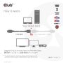 CLUB3D Ultra High Speed HDMI Extension Cable 4K120Hz 8K60Hz 48Gbps M/F 1 m / 3.28 ft 30AWG (CAC-1322) thumbnail
