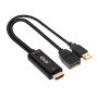 CLUB3D HDMI 2.0 TO DISPLAYPORT 1.2 4K60HZ HDR M/F ACTIVE ADAPTER Zwart (CAC-1331) thumbnail