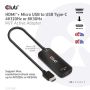 CLUB3D HDMI + Micro USB to USB Type-C 4K120Hz or 8K30Hz M/F Active Adapter (CAC-1336) thumbnail