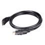 CLUB3D HDMI 2.0 4K60Hz UHD 360 Graden roterende kabel 2 meter (CAC-1360) thumbnail
