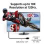 CLUB3D Ultra High Speed HDMI 4K120Hz, 8K60Hz Certified Cable 48Gbps M/M 1 m/3.28 ft 1Meter (CAC-1371) thumbnail