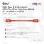 CLUB3D USB2 Type-C Bi-Directional USB-IF Certified Cable Data 480Mb, PD 240W(48V/5A) EPR M/M 1m / 3.23 ft (CAC-1511) thumbnail