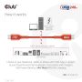 CLUB3D USB2 Type-C Bi-Directional USB-IF Certified Cable Data 480Mb, PD 240W(48V/5A) EPR M/M 1m / 3.23 ft (CAC-1511) thumbnail