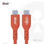 CLUB3D USB2 Type-C Bi-Directional USB-IF Certified Cable Data 480Mb, PD 240W(48V/5A) EPR M/M 1m / 3.23 ft (CAC-1511) thumbnail