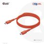 CLUB3D USB2 Type-C Bi-Directional USB-IF Certified Cable Data 480Mb, PD 240W(48V/5A) EPR M/M 1m / 3.23 ft (CAC-1511) thumbnail