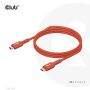 CLUB3D USB2 Type-C Bi-Directional USB-IF Certified Cable Data 480Mb, PD 240W(48V/5A) EPR M/M 1m / 3.23 ft (CAC-1511) thumbnail
