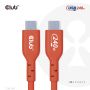 CLUB3D USB2 Type-C Bi-Directional USB-IF Certified Cable Data 480Mb, PD 240W(48V/5A) EPR M/M 1m / 3.23 ft (CAC-1511) thumbnail