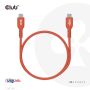 CLUB3D USB2 Type-C Bi-Directional USB-IF Certified Cable Data 480Mb, PD 240W(48V/5A) EPR M/M 1m / 3.23 ft (CAC-1511) thumbnail