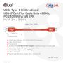 CLUB3D USB2 Type-C Bi-Directional USB-IF Certified Cable Data 480Mb, PD 240W(48V/5A) EPR M/M 3m / 9.84 ft (CAC-1513) thumbnail