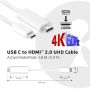 CLUB3D USB C to HDMI™ 2.0 UHD Cable Active 1.8 M./5.9 Ft. (CAC-1514) thumbnail