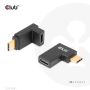 CLUB3D USB Type-C Gen2 Angled Adapter set van 2 - 4K120Hz M/V (CAC-1528) thumbnail