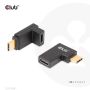 CLUB3D USB Type-C Gen2 Angled Adapter set van 2 - 4K120Hz M/V (CAC-1528) thumbnail