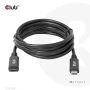 CLUB3D USB Gen1 Type-C Extensie kabel 5Gbps 60W(20V/3A) 4K60Hz M/F 1m/3.28ft (CAC-1531) thumbnail