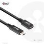 CLUB3D USB Gen1 Type-C Extensie kabel 5Gbps 60W(20V/3A) 4K60Hz M/F 1m/3.28ft (CAC-1531) thumbnail